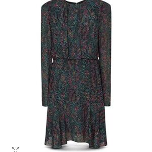 REISS Renee Snake Print Dress